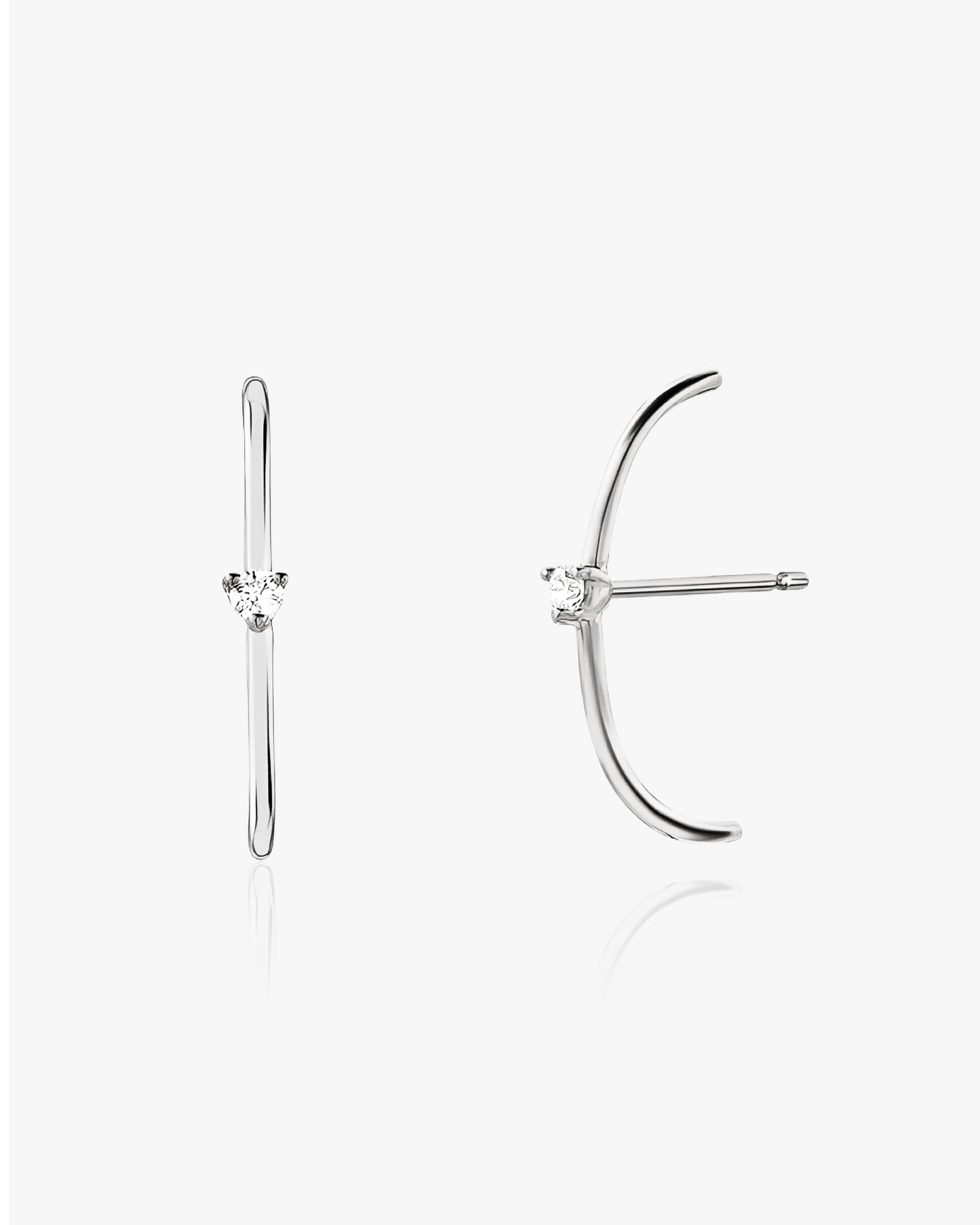 Arc Jacket Earrings Sterling Silver