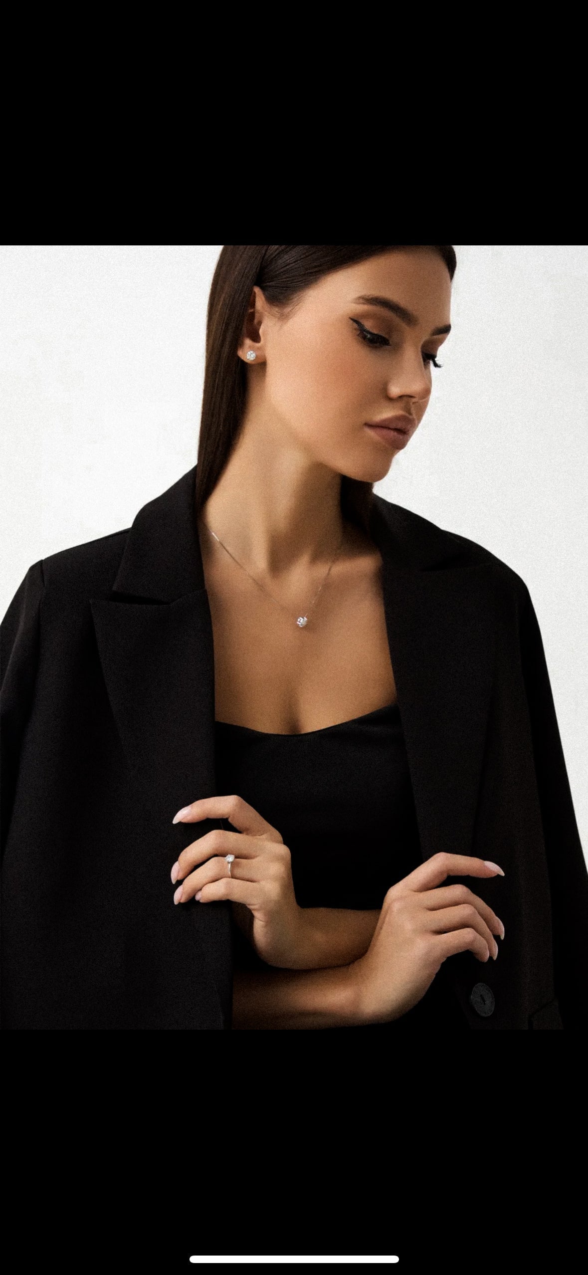 Moissanite Diamond Stud Earrings - 5MM