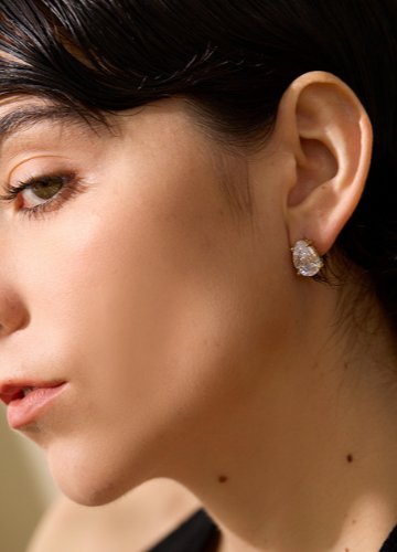 Zirconia Stud Earring