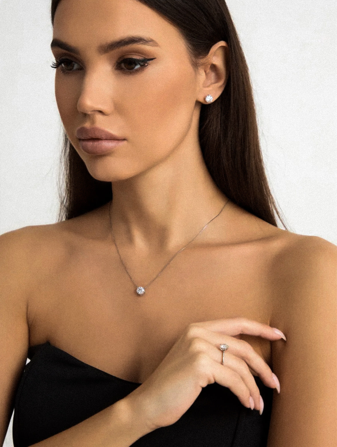 Moissanite Diamond Stud Earrings - 5MM