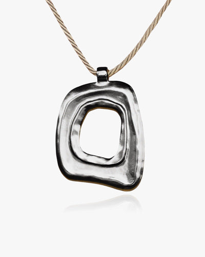 Abstract Shape Statement Necklace