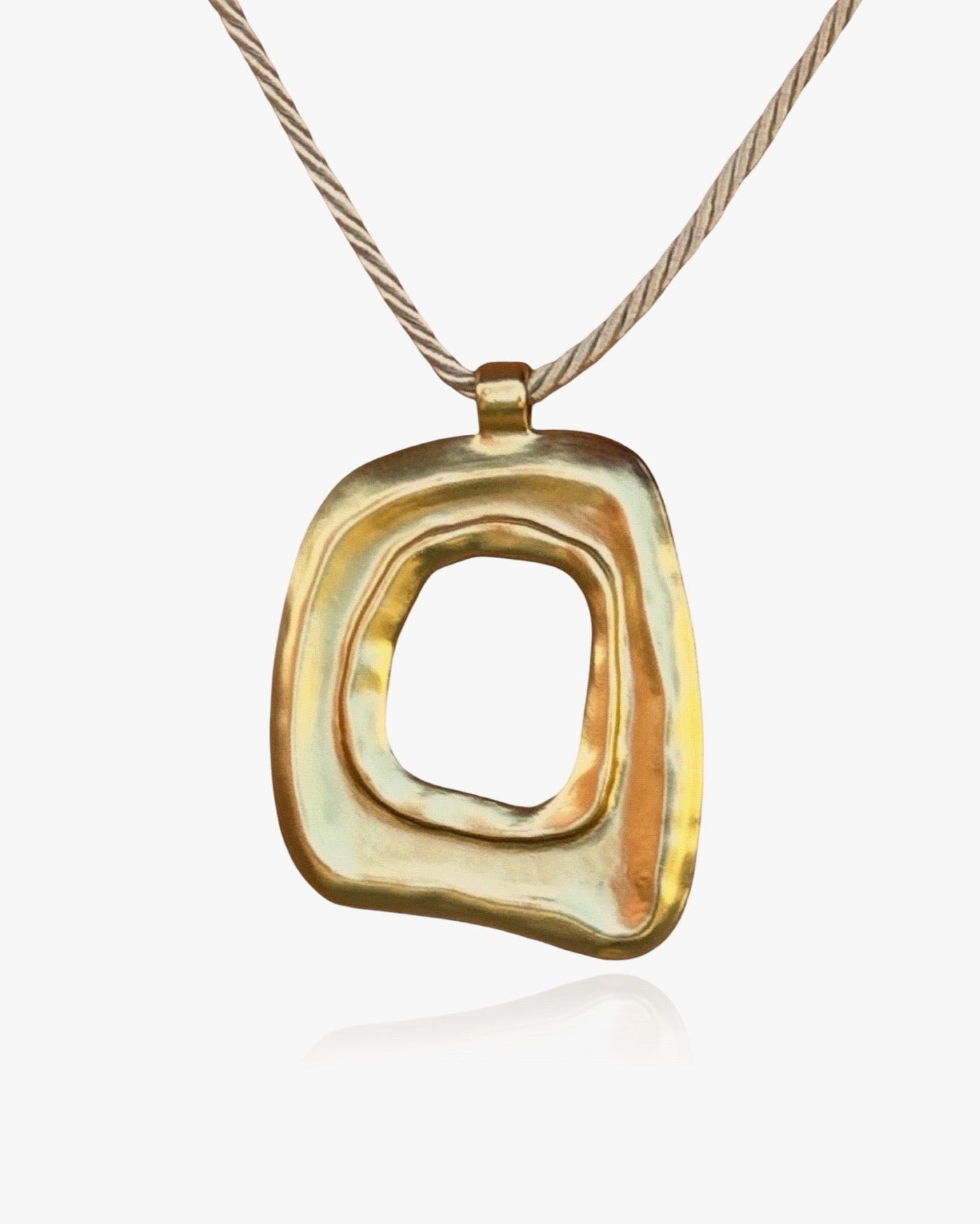 Abstract Shape Statement Necklace