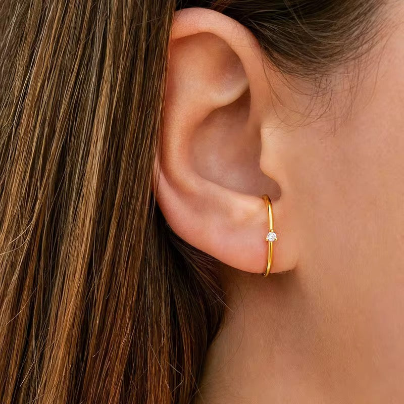 Arc Jacket Earrings Sterling Silver