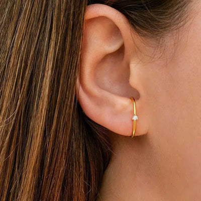 Arc Jacket Earrings Sterling Silver