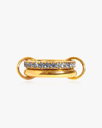 CONNECTION Double Blue Ring