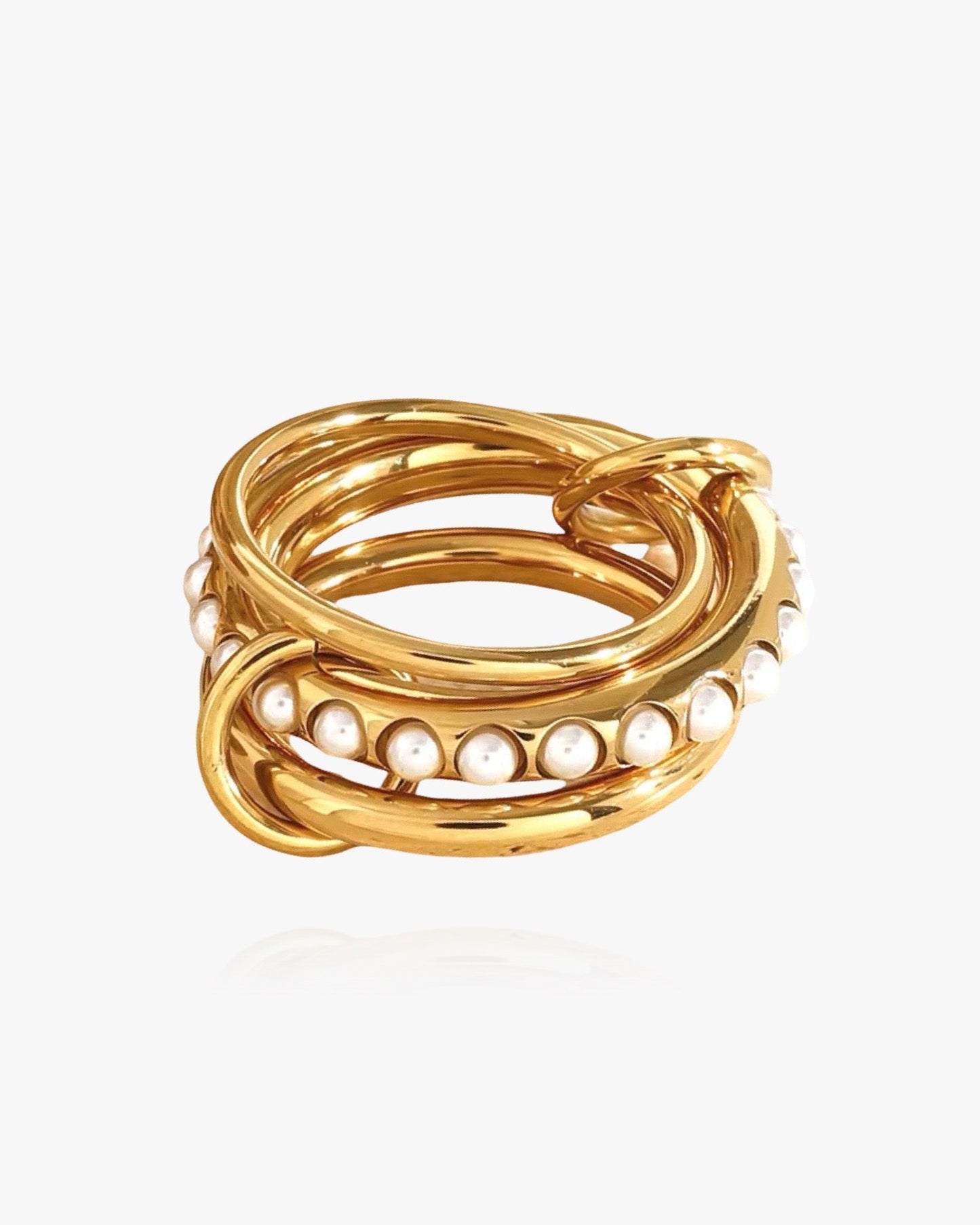CONNECTION Triple Pearl Ring