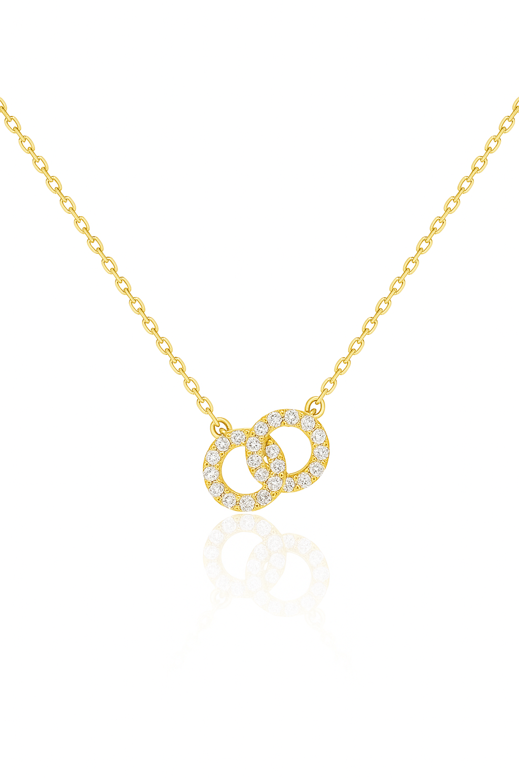 Love Forever Connected Circles Necklace