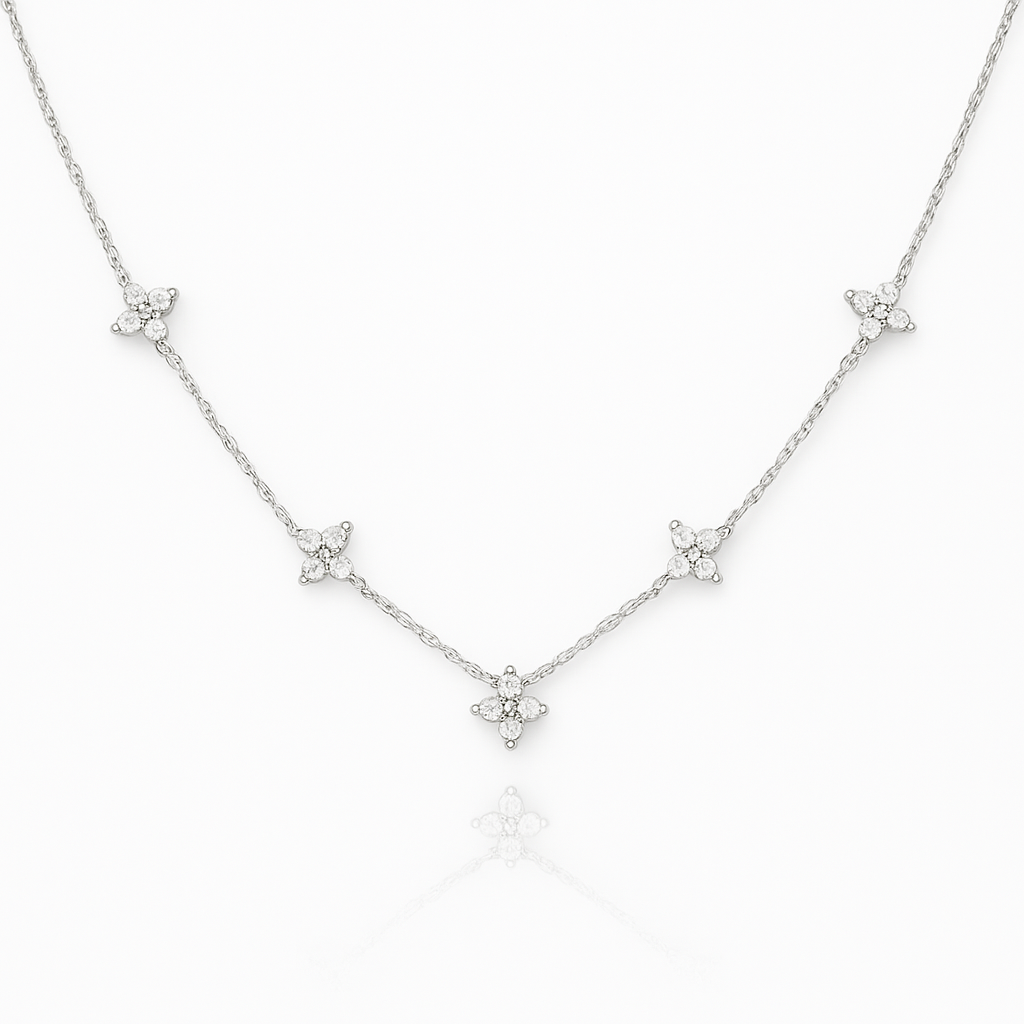 Dainty Lucky Clover Necklace