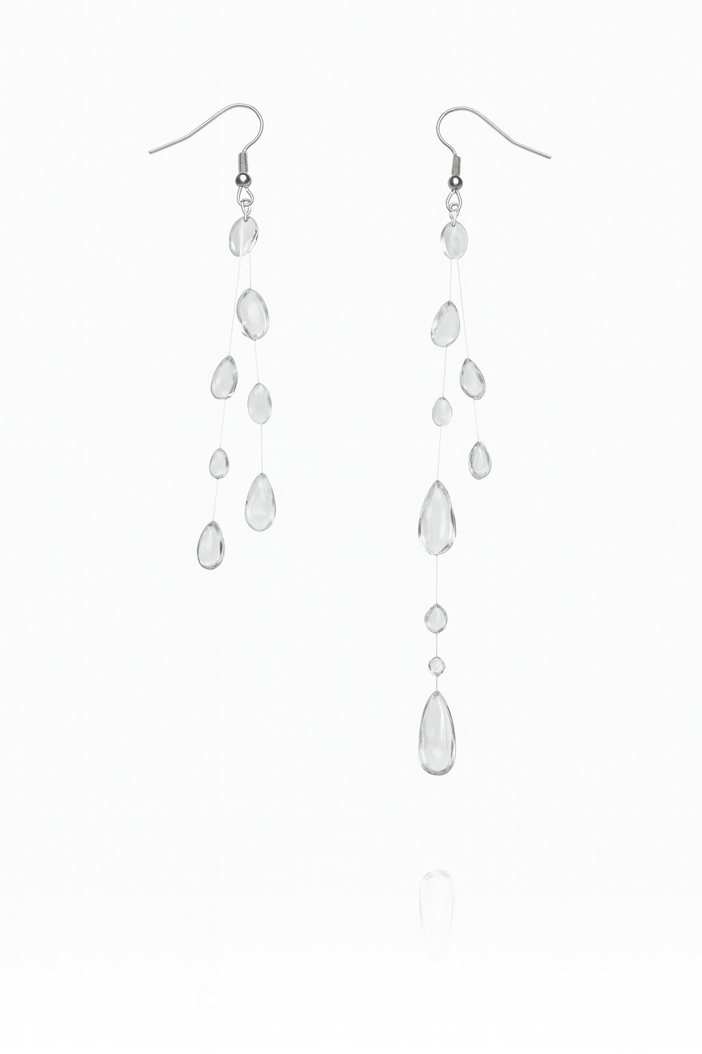 Double String Water Drop Earrings