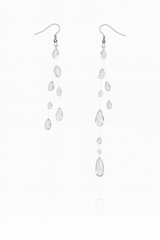 Double String Water Drop Earrings