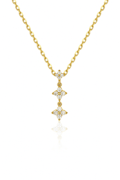 Clover Trio Sterling Silver Necklace