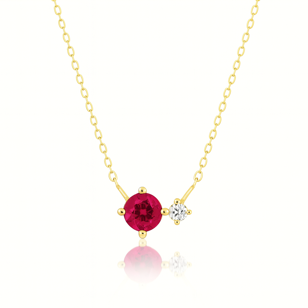 Dainty Birthstone Necklace