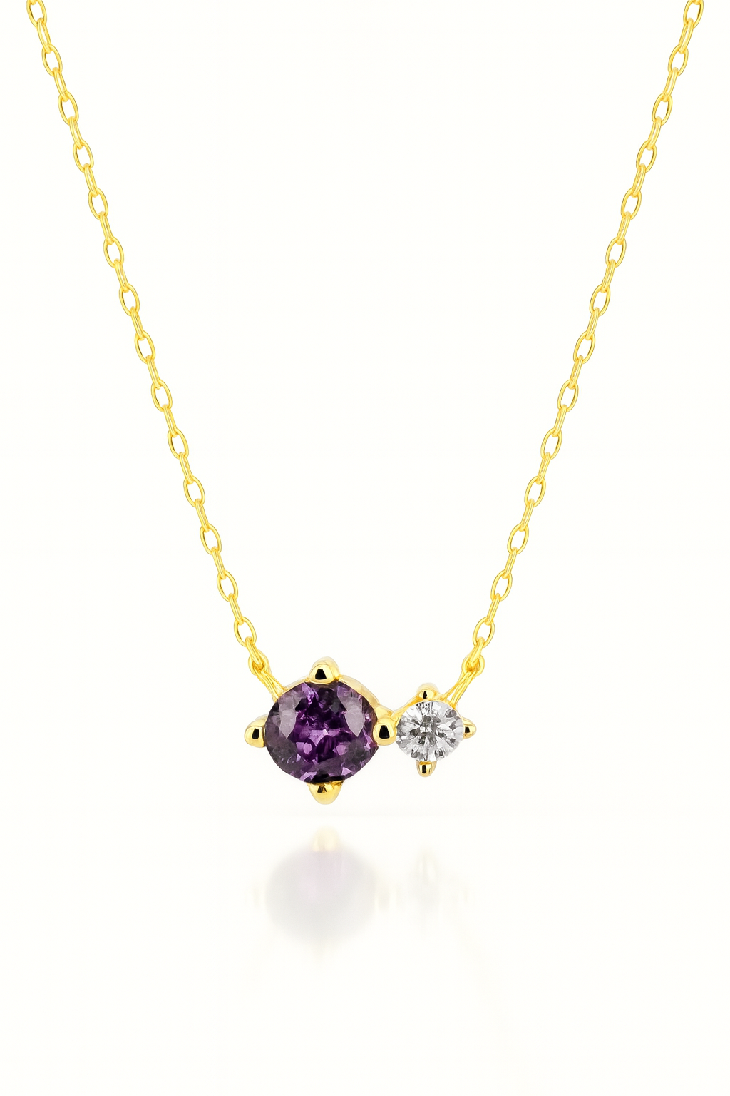 Dainty Birthstone Necklace
