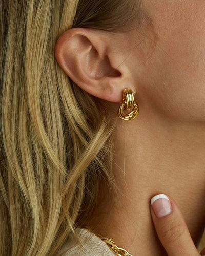 Clean Knot Earrings