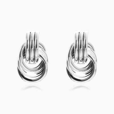 Clean Knot Earrings