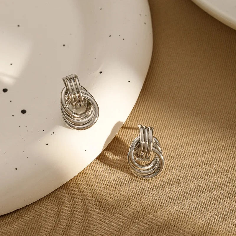 Clean Knot Earrings