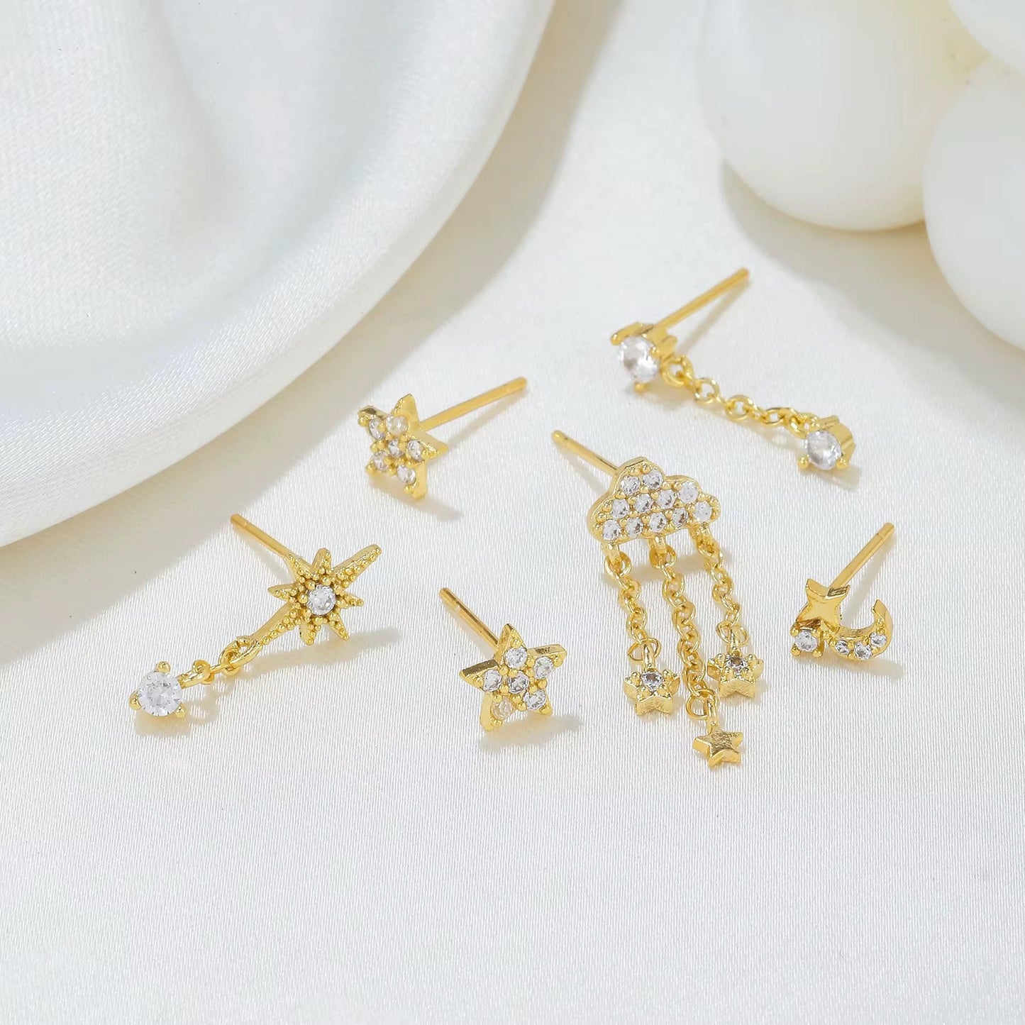 Cloud Love Earrings Set
