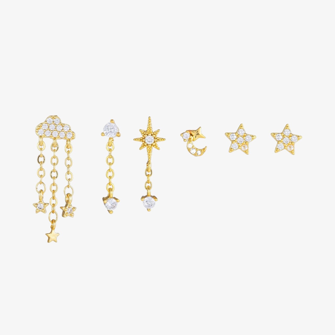 Cloud Love Earrings Set