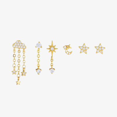 Cloud Love Earrings Set