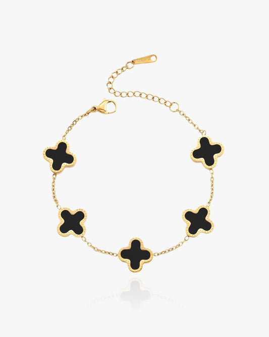 Clover Bracelet Black Shell