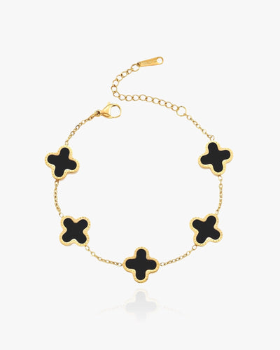 Clover Bracelet Black Shell