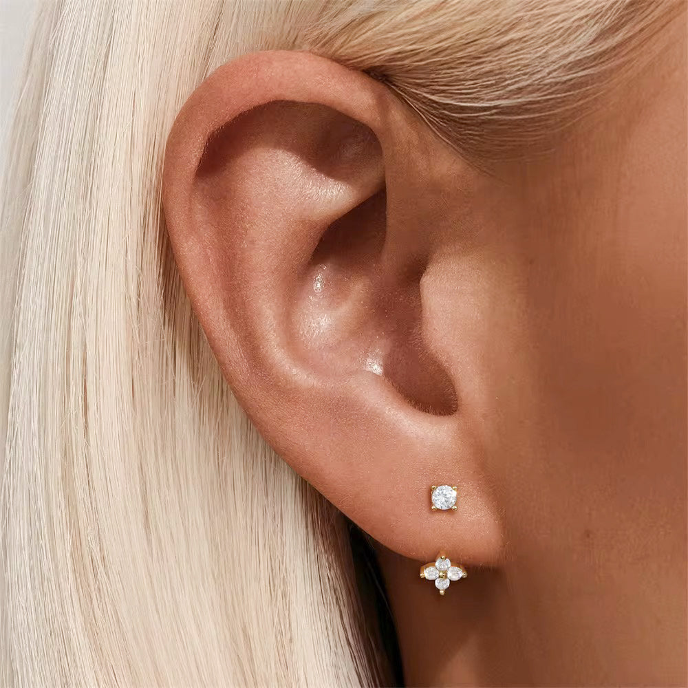 Clover Jacket Earrings Sterling Silver