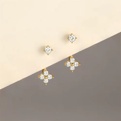 Clover Jacket Earrings Sterling Silver