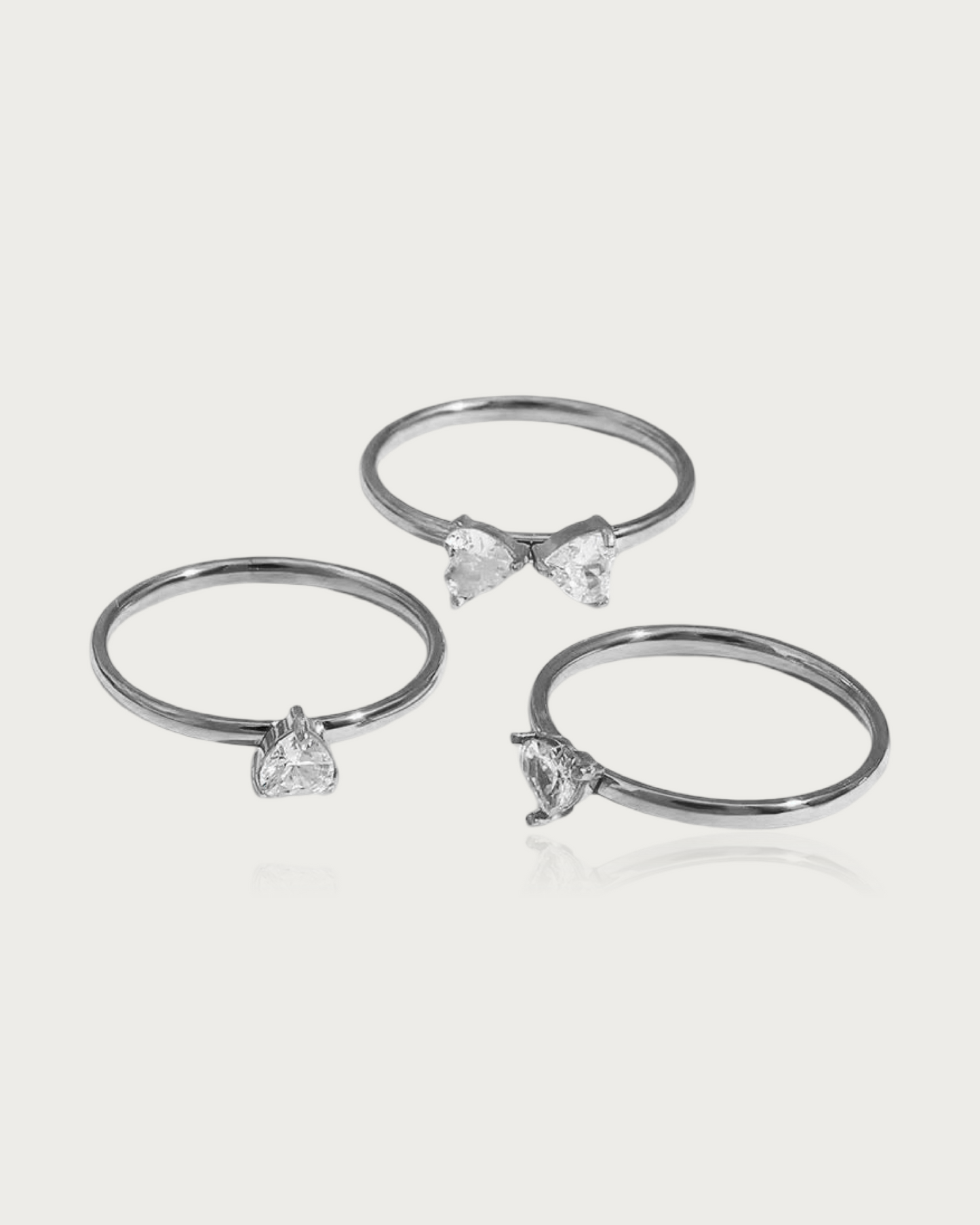 Clover Stackable Ring Set