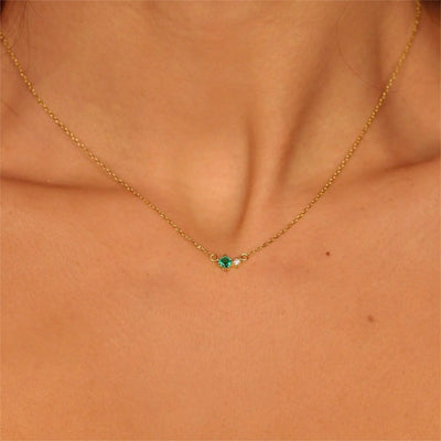 Dainty Birthstone Necklace
