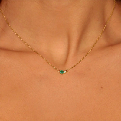 Dainty Birthstone Necklace
