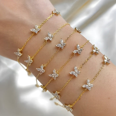 Dainty Butterfly Bracelet