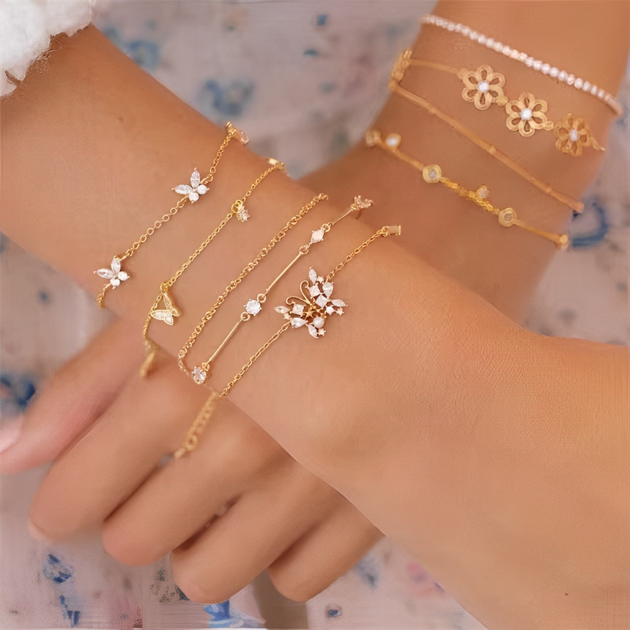 Dainty Butterfly Bracelet