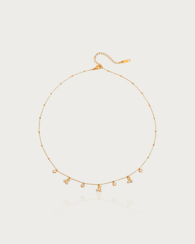 Dainty Cherry Charms Necklace