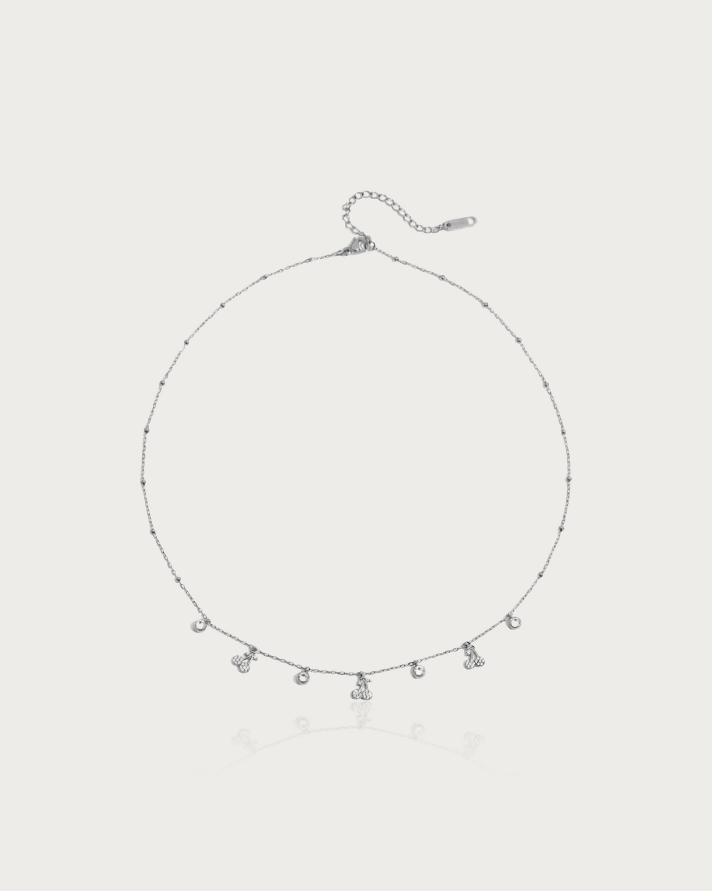 Dainty Cherry Charms Necklace