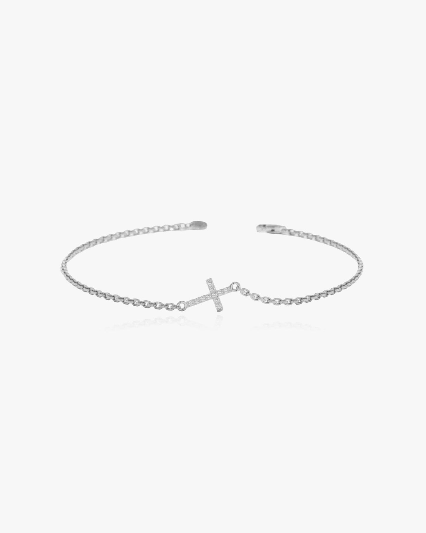 Dainty Cross Bracelet