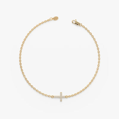 Dainty Cross Bracelet