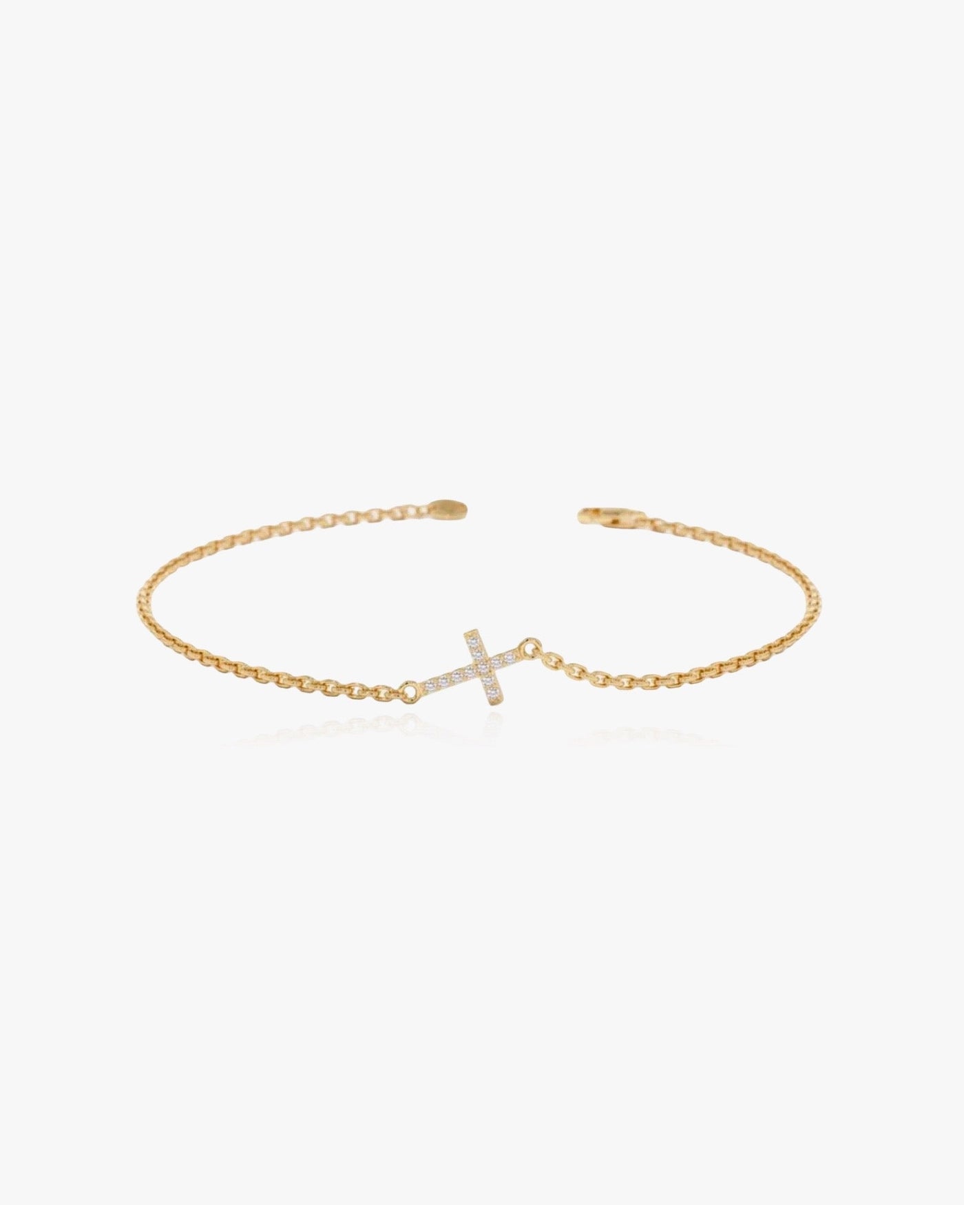 Dainty Cross Bracelet