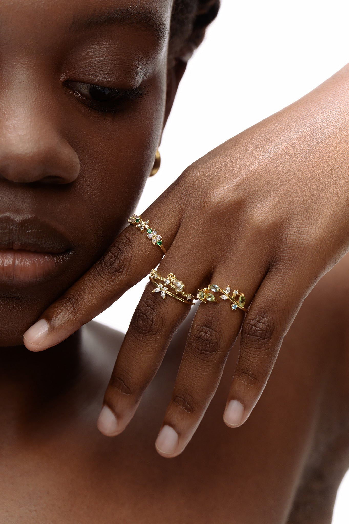 Dainty Cute Flowers Ring