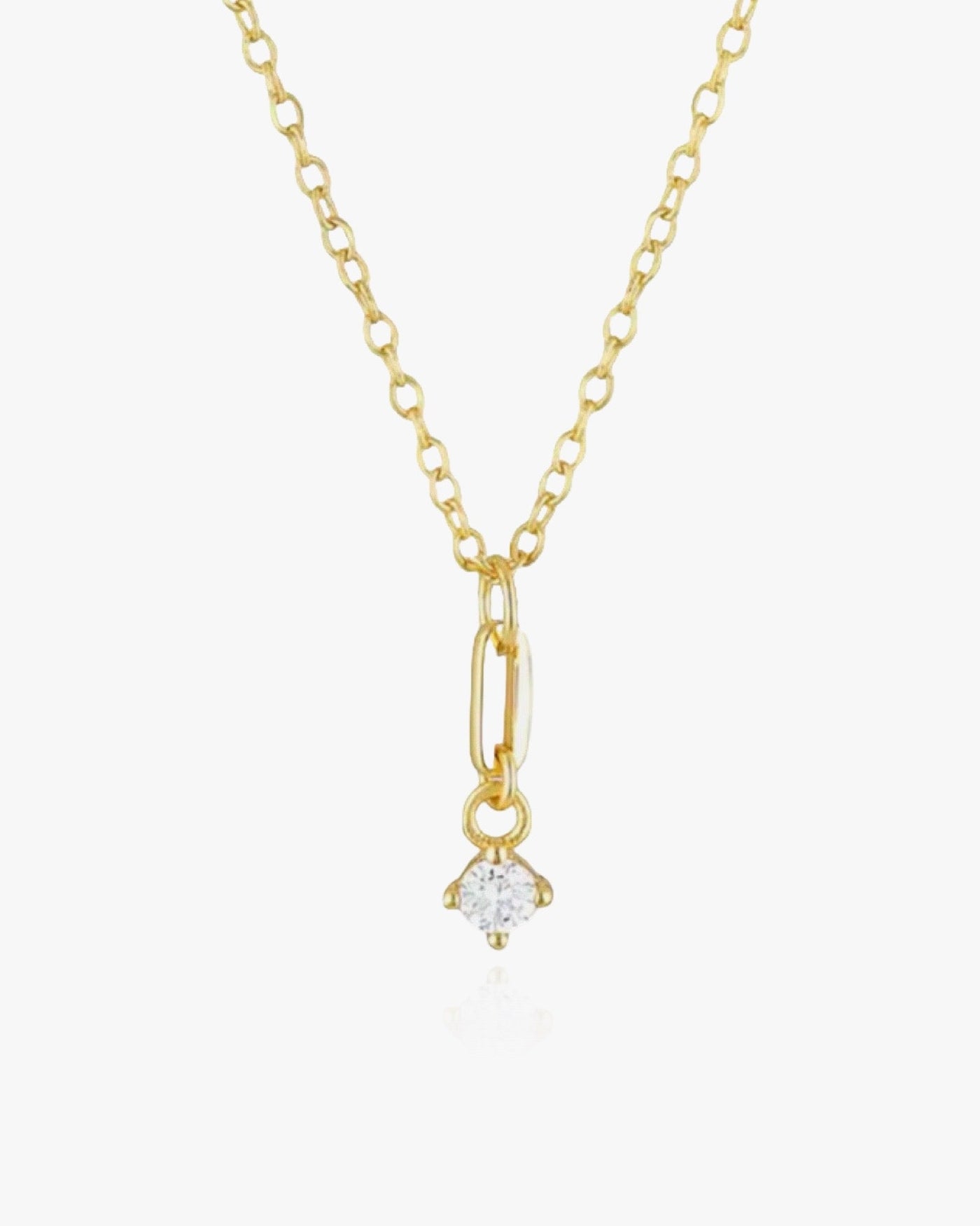 Dainty Diamante Necklace 925 Sterling Silver