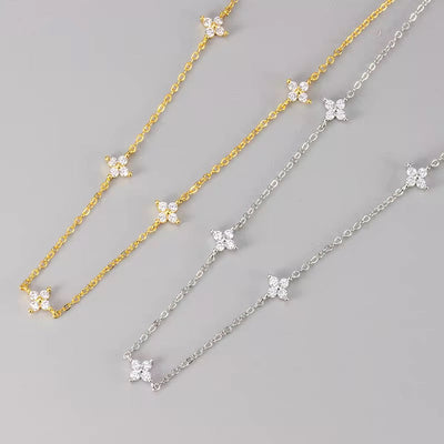 Dainty Lucky Clover Necklace