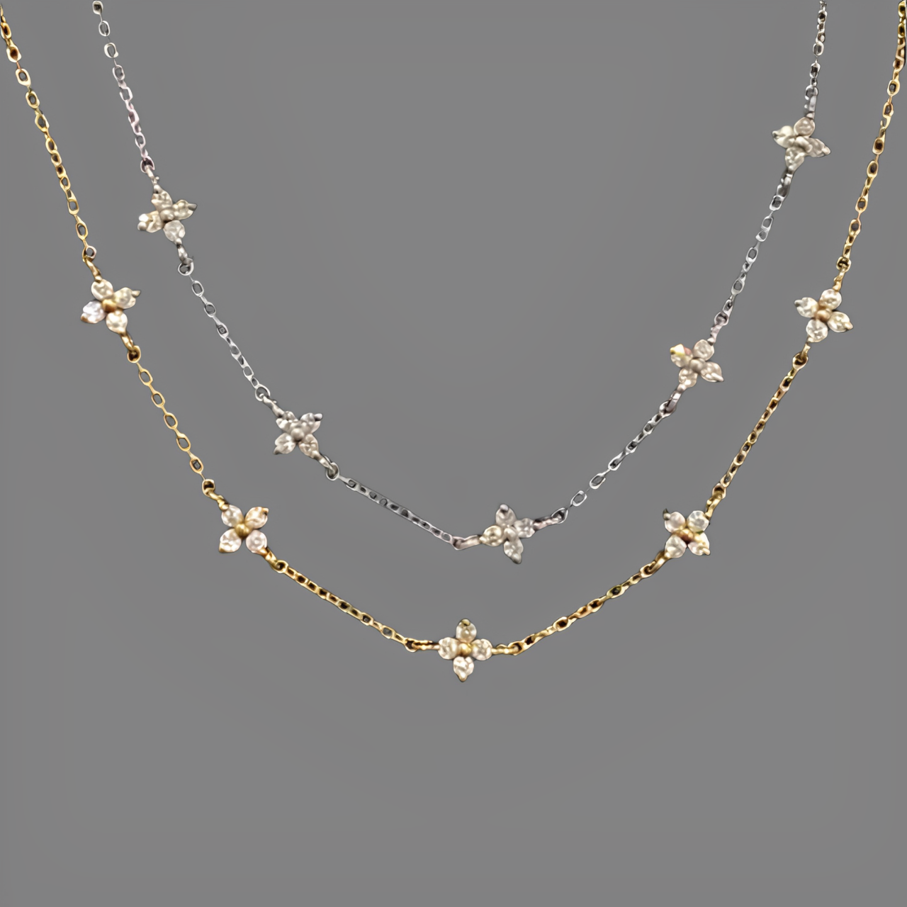 Dainty Lucky Clover Necklace