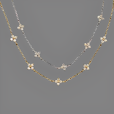 Dainty Lucky Clover Necklace