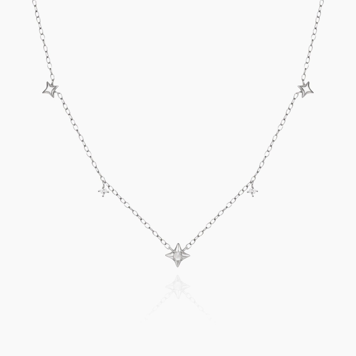 Dainty Necklace with Stars