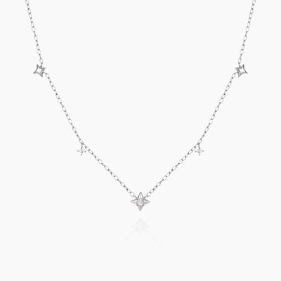Dainty Necklace with Stars