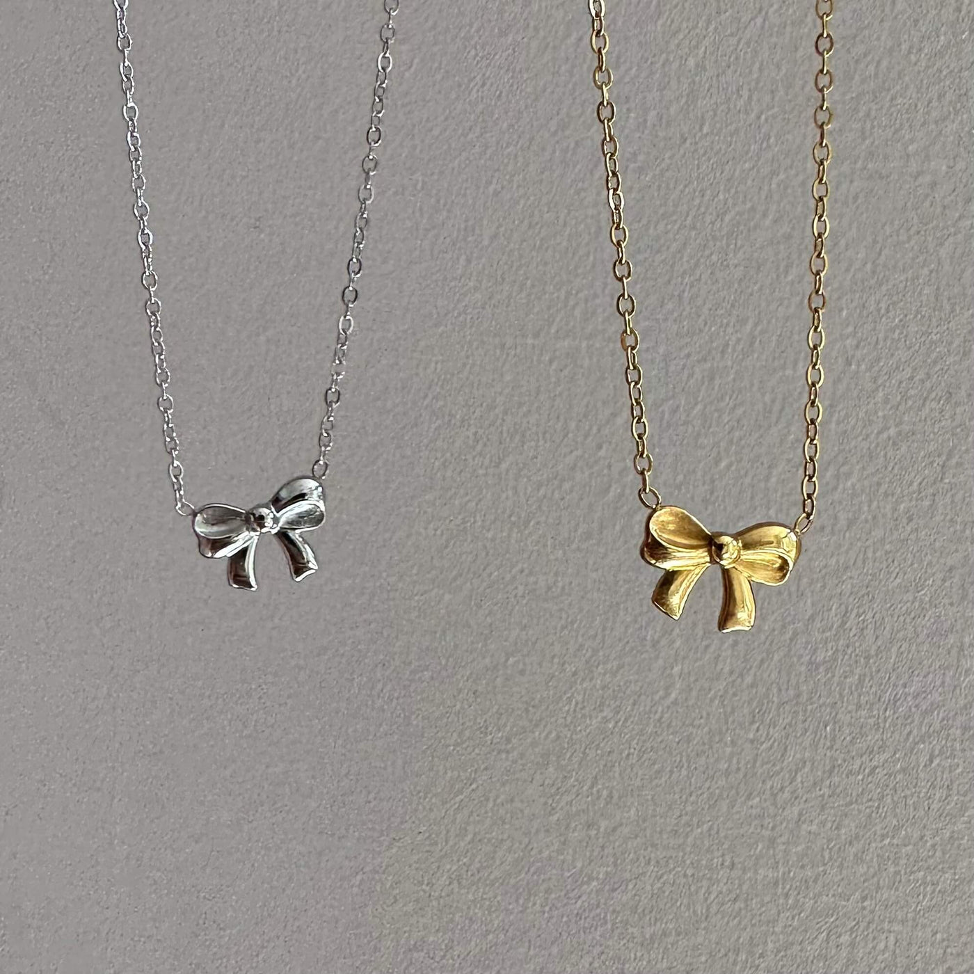 Delicate Bow Tie Necklace