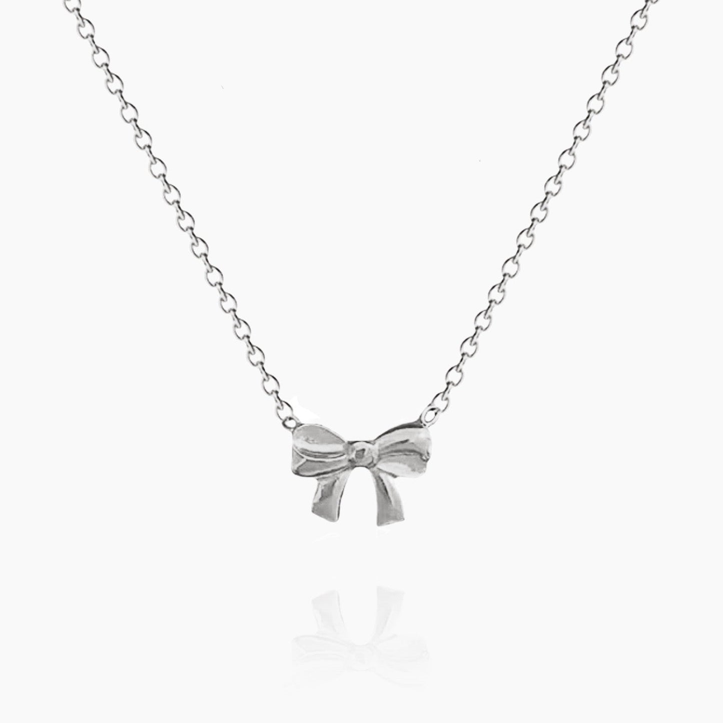 Delicate Bow Tie Necklace