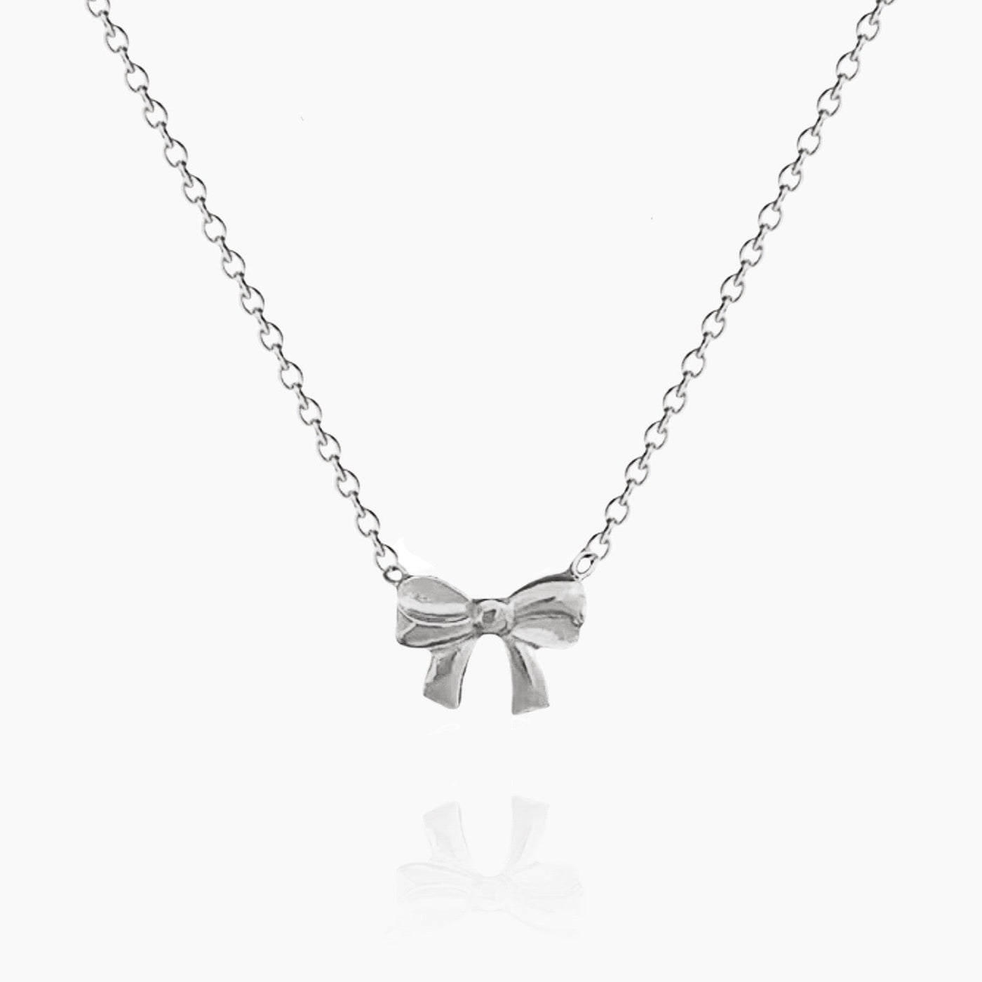 Delicate Bow Tie Necklace