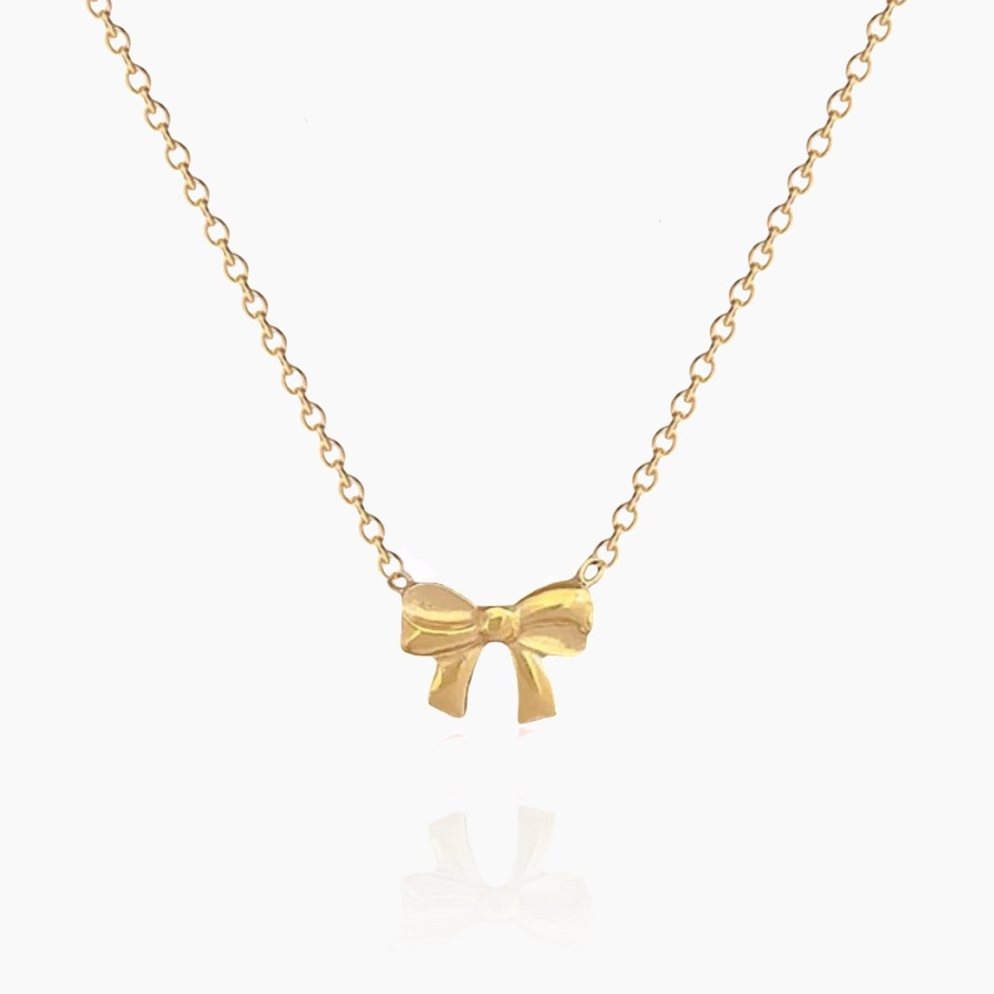 Delicate Bow Tie Necklace