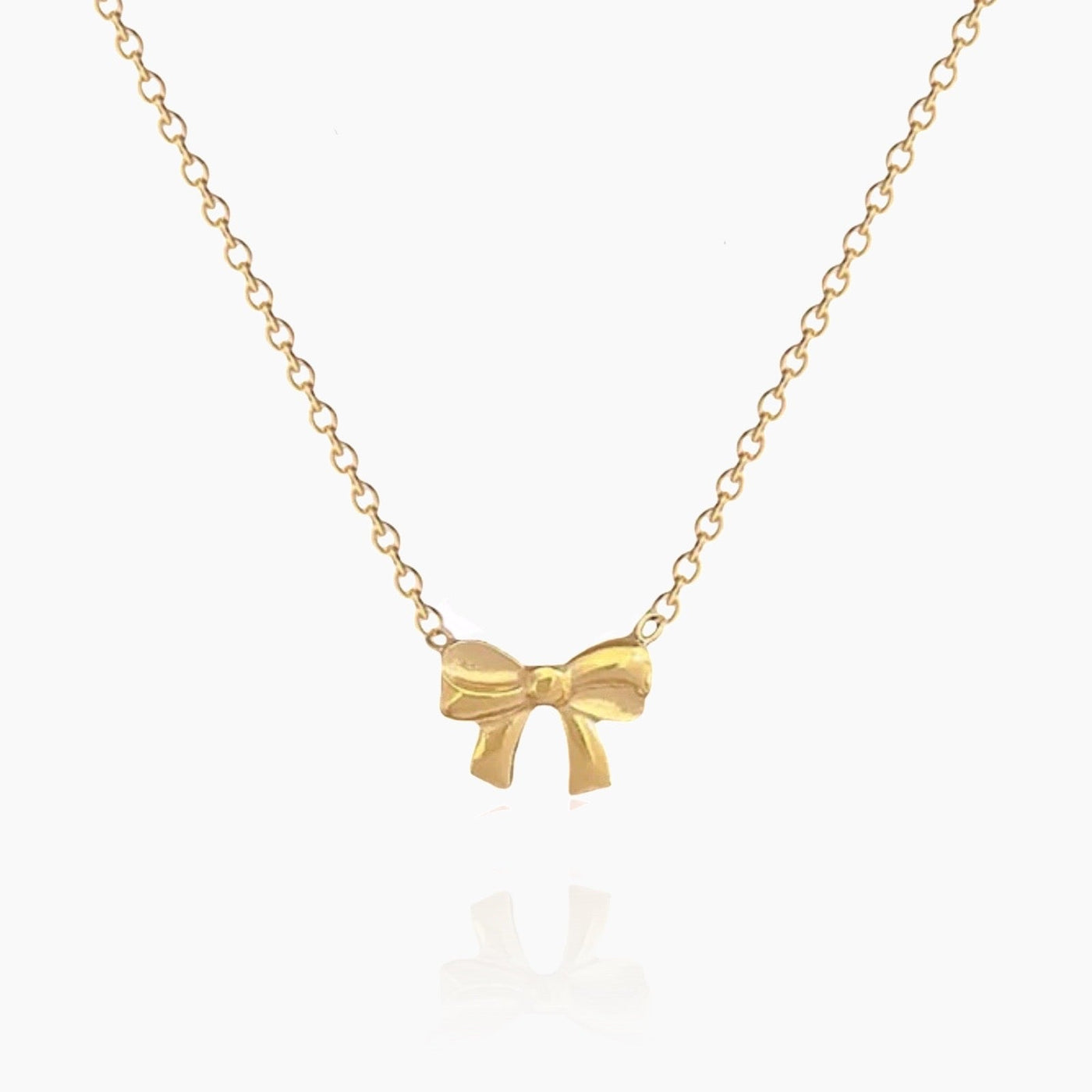 Delicate Bow Tie Necklace