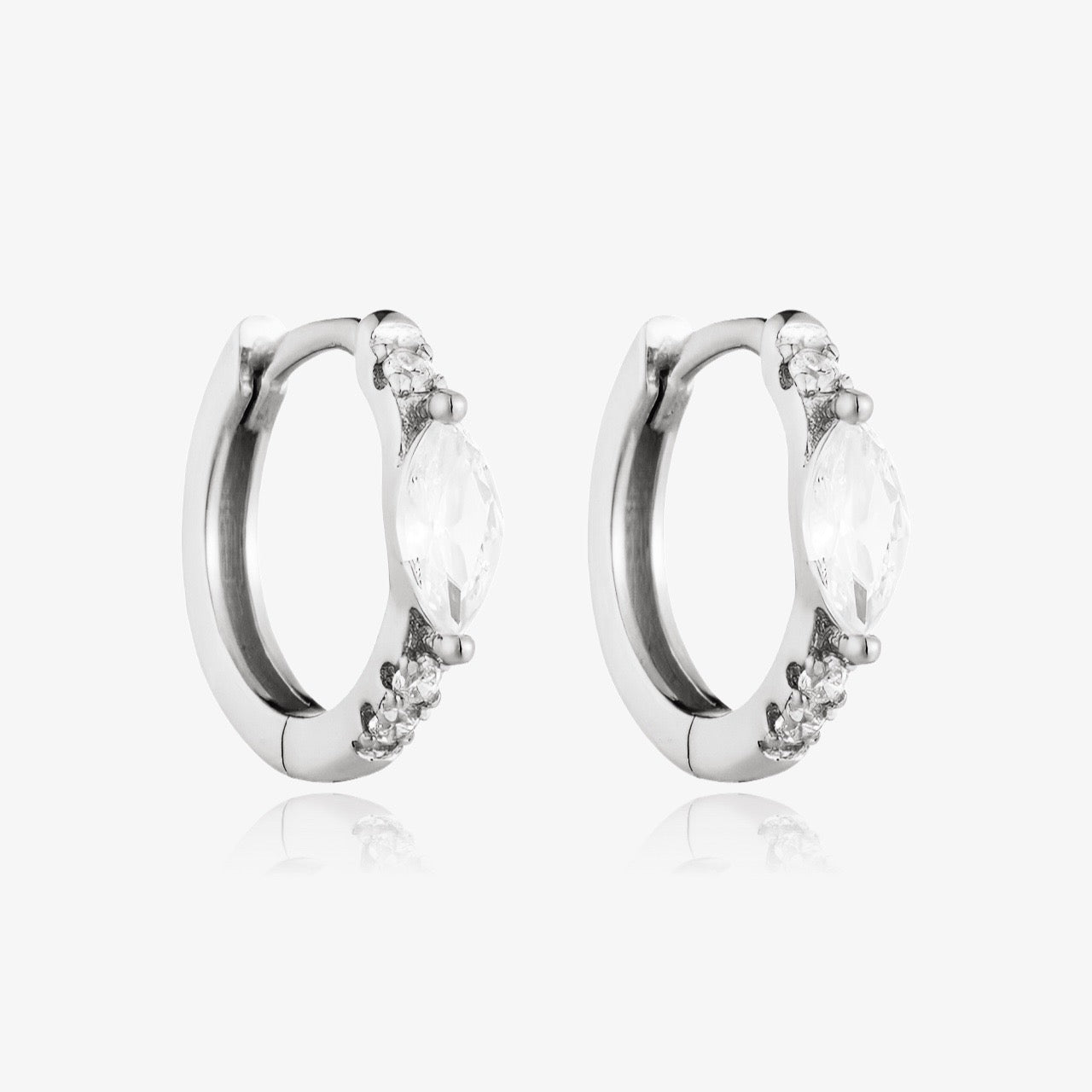 Diamond Cuff Earrings Set